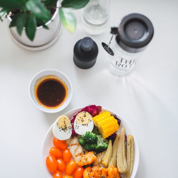 what to eat on GLP-1 vegetable plate